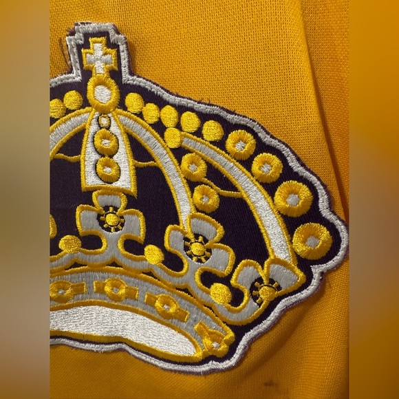 Vtg CCM Maska Los Angeles Kings NHL Hockey Jersey - Picture 4 of 7